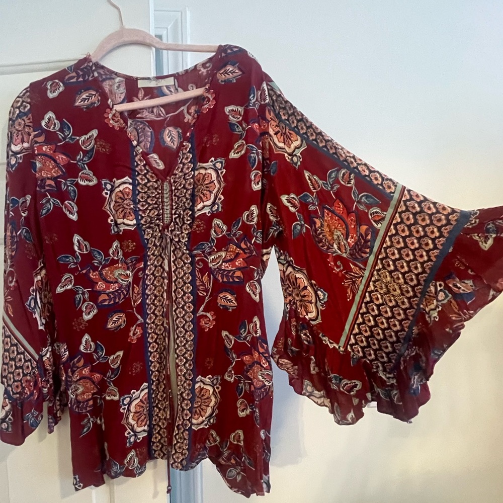 A Beautiful Soul bell sleeve top